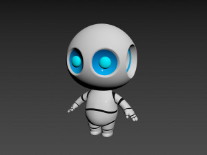 Character090 Robot 3Dモデル