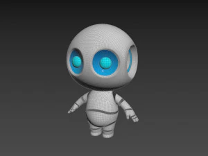 Character090 Robot 3D Model