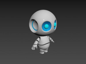 Character090 Robot 3Dモデル