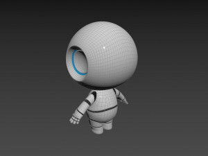 Character090 Robot 3Dモデル