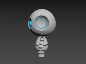 Character090 Robot 3Dモデル