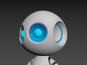 Character090 Robot 3Dモデル