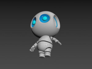 Character090 Robot 3Dモデル