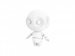 Character090 Robot 3Dモデル
