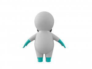 Character091 Hazmat 3D Model