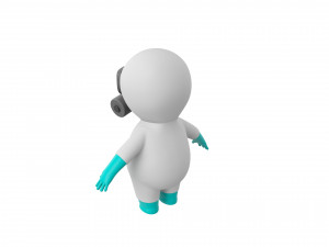 Character091 Hazmat 3D Model