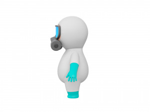Character091 Hazmat 3D Model