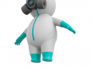 Character091 Hazmat 3D Model