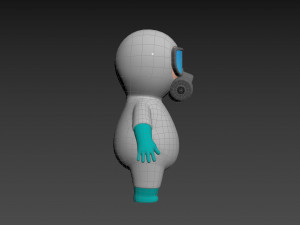 Character091 Hazmat 3D Model