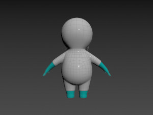 Character091 Hazmat 3D Model