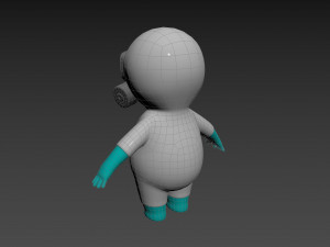 Character091 Hazmat 3D Model