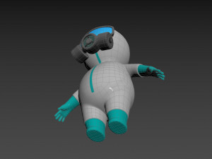 Character091 Hazmat 3D Model