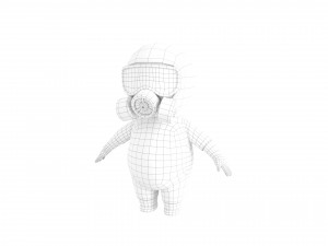 Character091 Hazmat 3D Model