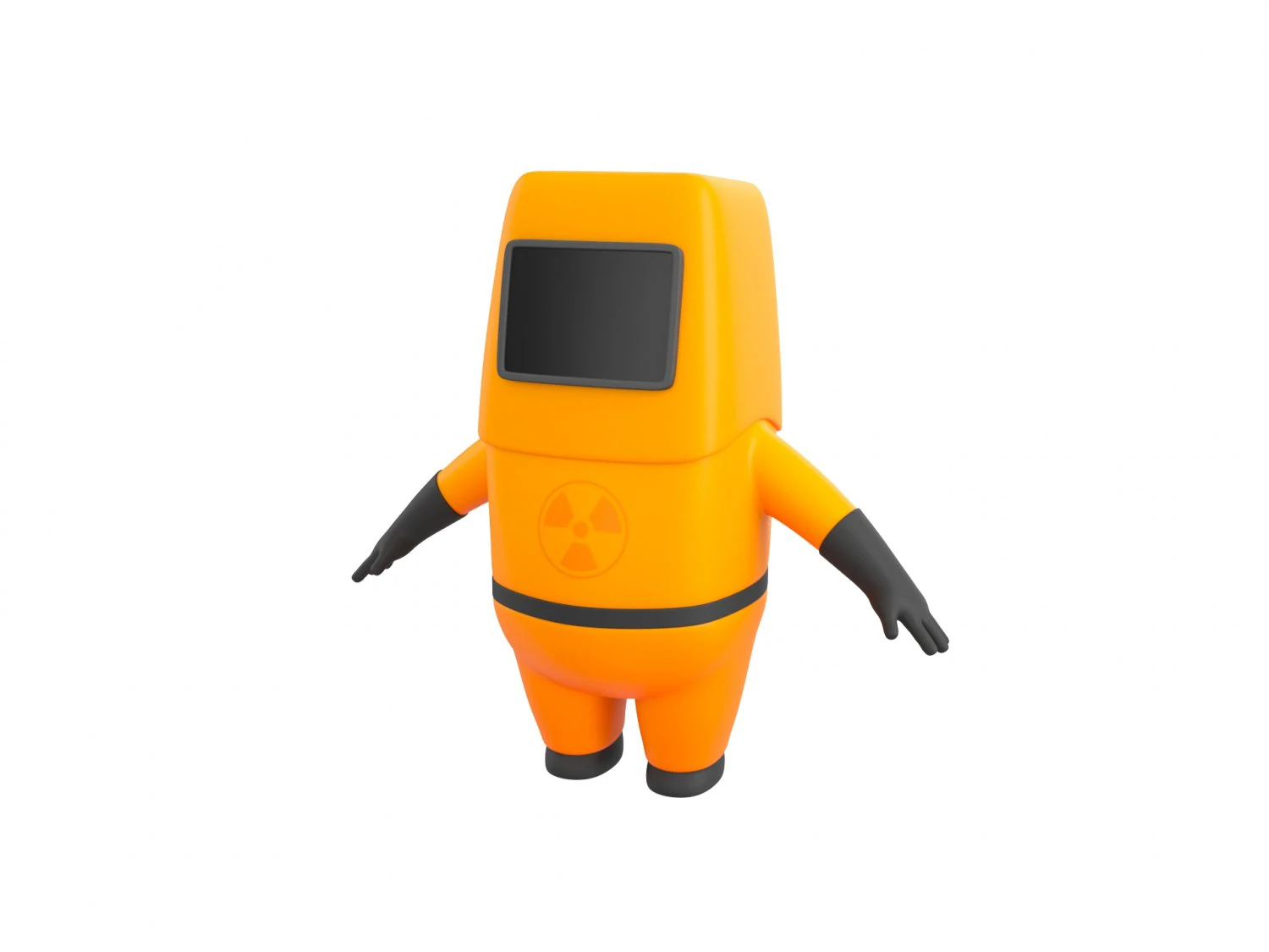 Character092 Protective Suit 3D Model .c4d .max .obj .3ds .fbx .stl .blend 