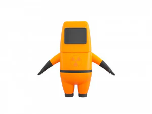 Character092 Protective Suit 3D Model