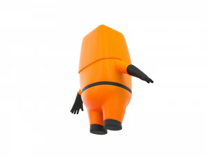 Character092 Protective Suit 3D Model