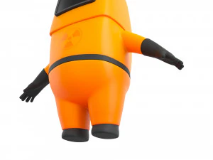 Character092 Protective Suit 3D Model