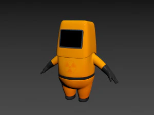 Character092 Protective Suit 3D Model