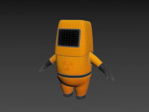 Character092 Protective Suit 3D Model