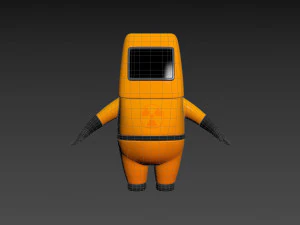Character092 Protective Suit 3D Model