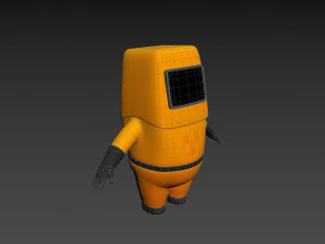Character092 Protective Suit 3D Model