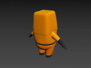 Character092 Protective Suit 3D Model