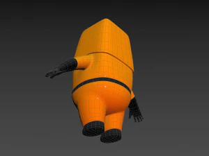 Character092 Protective Suit 3D Model