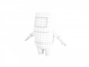 Character092 Protective Suit 3D Model