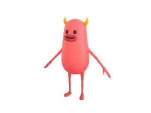 Character093 몬스터 3D 모델