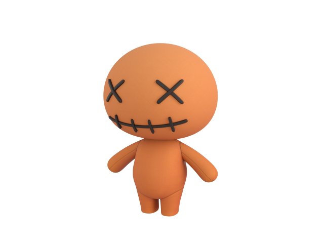 Character094 Doll 3D 模型 .c4d .max .obj .3ds .fbx .stl .blend 