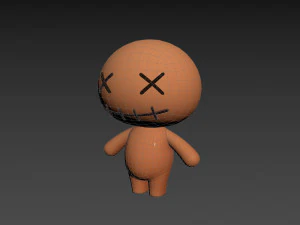 Character094 Doll 3D Model