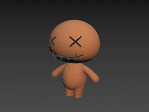 Character094 Doll 3D Model