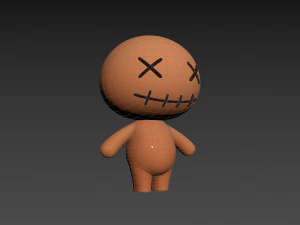Character094 Doll 3D Model