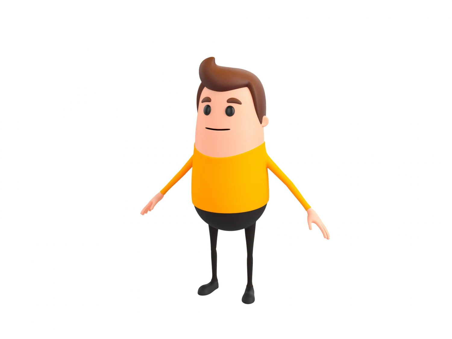Character095 Man 3D Model .c4d .max .obj .3ds .fbx .stl .blend 