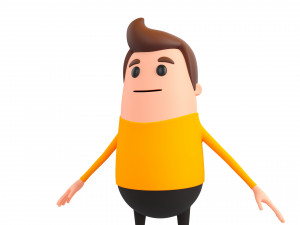 Character095 Man Modelo 3D