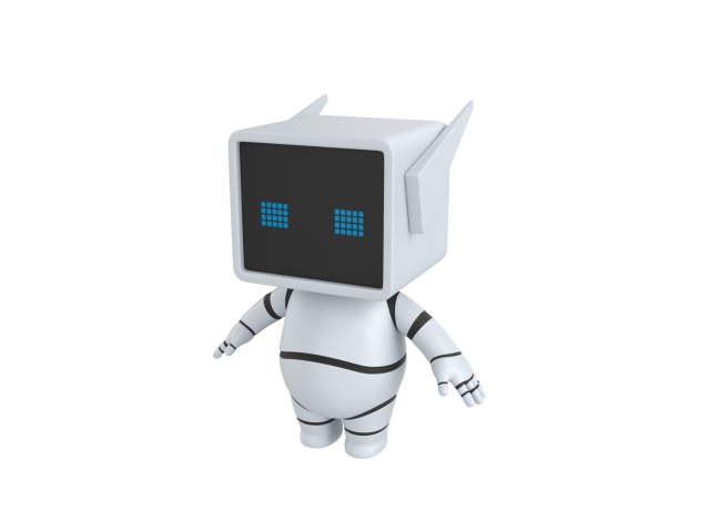 Character096 Robot Modelo 3D .c4d .max .obj .3ds .fbx .stl .blend 