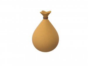 Prop001 Money Bag 3D Model