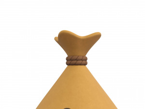 Prop001 Money Bag 3D Model