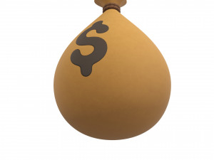 Prop001 Money Bag 3D Model