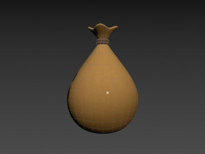 Prop001 Money Bag 3D Model