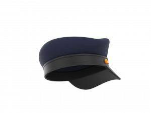 Prop004 Police Hat Model 3D