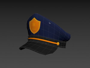 Prop004 Police Hat Model 3D