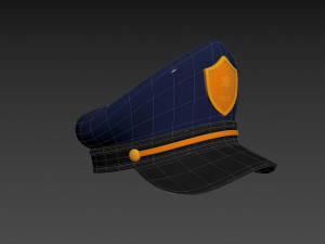 Prop004 Police Hat Model 3D