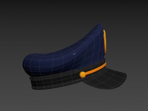 Prop004 Police Hat Model 3D