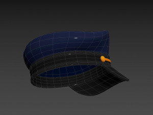 Prop004 Police Hat Model 3D
