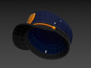 Prop004 Police Hat Model 3D