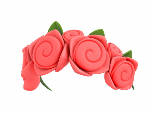 Prop005 Flower Crown Modèle 3D