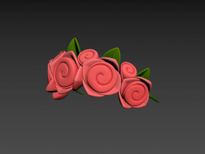 Prop005 Flower Crown Modèle 3D
