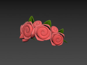Prop005 Flower Crown Modèle 3D