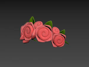 Prop005 Flower Crown 3D Model